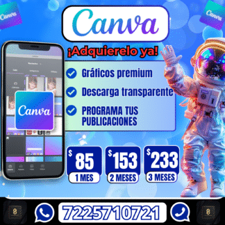 Canva Premium precio con MasterStream