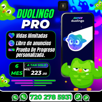 Precio Doulingo Pro 6 Meses