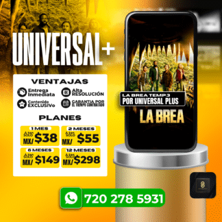 Universal+ precios con MasterStream